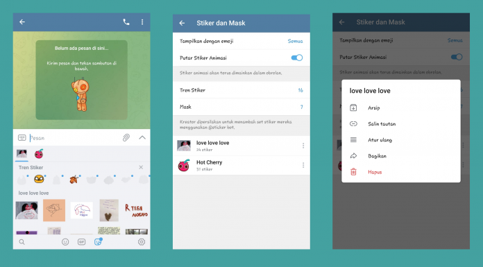 Cara Menghapus Stiker di Telegram dengan Mudah
